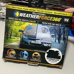 Bell + Howell Weather Force 360 Heavy Duty Reversible Heat Snow Windshield Cover